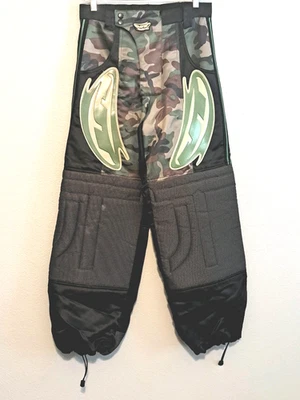  Pantalones de paintball JT para hombre 28 verdes negros camuflados bolsillos vintage Y2K  Foto 1 de 4