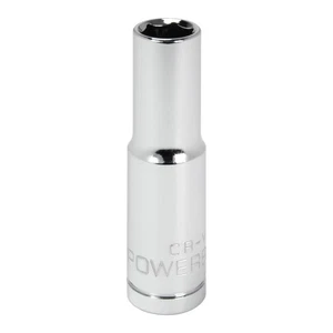 Powerbuilt 3/8 Inch Drive x 10 MM 6 Point Deep Socket - 641210 - Picture 1 of 5