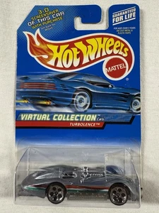 Hot Wheels Virtual Collection Cars Turbolence 2000 #129 Silver - Picture 1 of 4