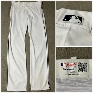 White #23 JaCoby Jones Detroit Tigers GAME WORN & TEAM ISSUED Pants Size 44 MLB - Picture 1 of 14
