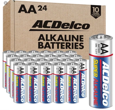 ACDelco AA Super Alkaline Batteries, 24-Count , Free Shipping - Image 1 of 4
