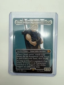 Magic Final Fantasy - Cloud, Midgar Mercenary (Borderless) Non-Foil M 0375 - Picture 1 of 4