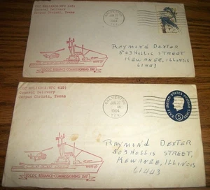 ~2~ 6/20/1964 US Coast Guard Cutter Reliance Commissioning Day Corpus Christi TX - Picture 1 of 2