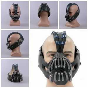 HOT Batman Bane Mask Face Cosplay PVC Soft Helmet Cosplay Replica Halloween Prop - Picture 1 of 7