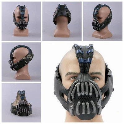 HOT Batman Bane Mask Face Cosplay PVC Soft Helmet Cosplay Replica Halloween Prop - Image 1 of 4