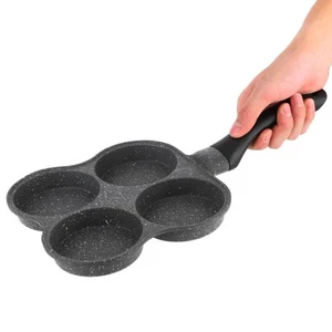 GE Omelettpfanne 4-Loch-Pancake Pfanne Antihaft-Eierbratpfanne Kitchen Utensil - Bild 1 von 17