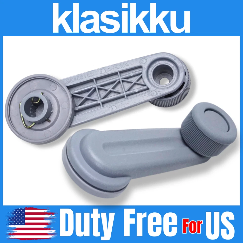 Genuine Mitsubishi Canter Fuso FE110 FE111 FE211 Window Crank Handle Winder Pair - Imagem 1 de 4