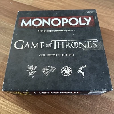 Monopoly Game of Thrones Collectors Edition Board Game 2015 NEW - Image 1 of 4