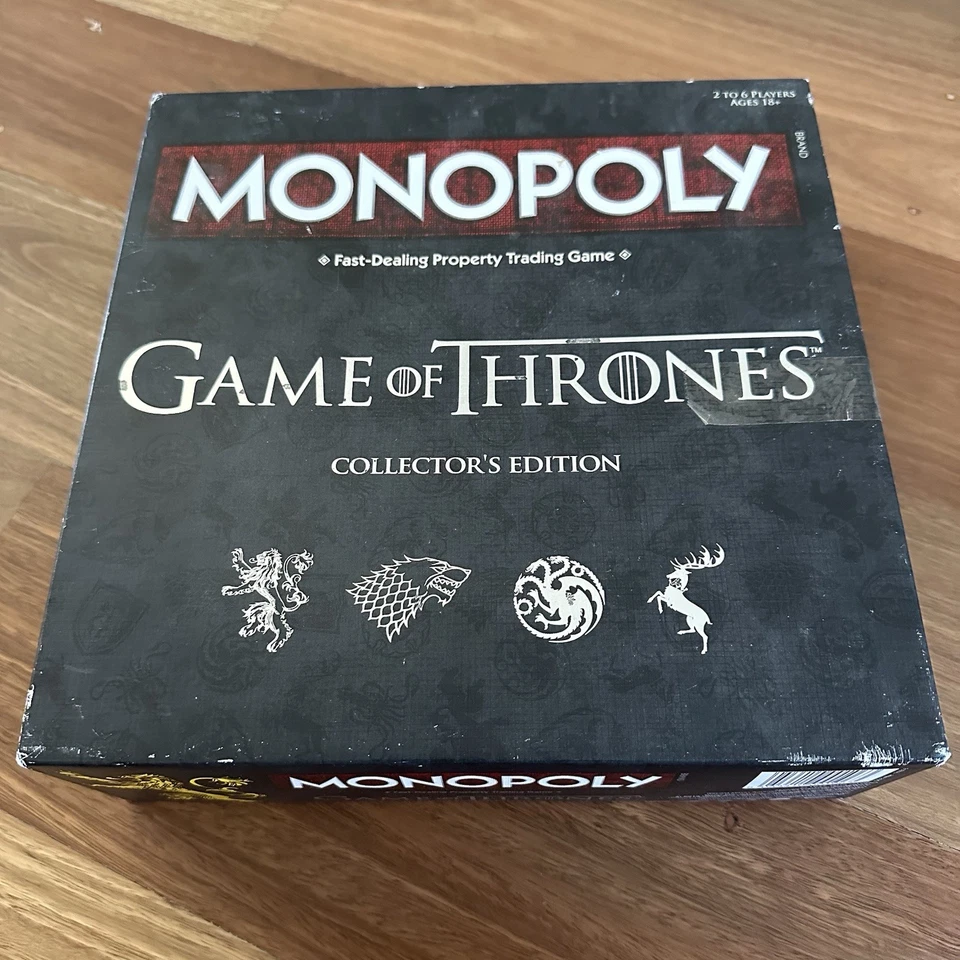 Monopoly Game of Thrones Collectors Edition Board Game 2015 NEW - Image 1 of 4