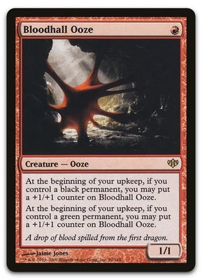 Bloodhall Ooze #59 (LP) Conflux CON Magic MTG - Image 1 of 2