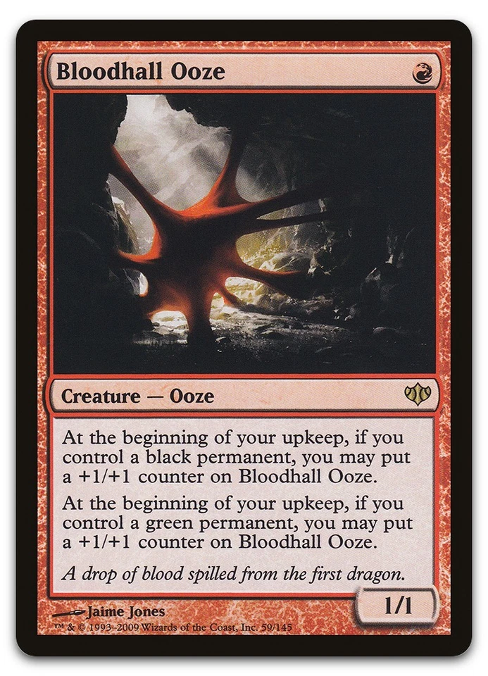Bloodhall Ooze #59 (LP) Conflux CON Magic MTG - Image 1 of 2
