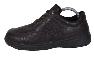 Orthofeet Avery Island 420 Brown Leather Orthotic Lace-Up Oxford Mens 8.5M T232 - Picture 1 of 10
