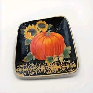 Certified International Square Fall Plate Susan Winget 10.5" X 0.5" GUC - Picture 1 of 15