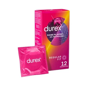 Durex Dame Placer 12 Preservativos Condones con puntos y estrías más placer - Picture 1 of 3