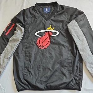 G-III Carl Banks Miami Heat Pullover Herren Windbreaker Schwarz Small Trainingsjacke - Bild 1 von 23