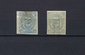 STATE CUNDINAMARCA.-  'ARMS'  REPRINT-  1882  COLOMBIA - Picture 1 of 2