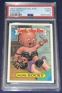 1987 Topps Garbage Pail Kids 11th Series #446b Punk Rocky PSA 9 MINT Os11 - Picture 1 of 2