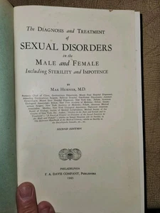 Diagnose und Behandlung sexueller Störungen von Max Huhner - 1943 Hardcover - Bild 1 von 10