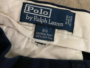 👀🔥42x34 BIG Polo Ralph Lauren Classic Chino(Navy) - Picture 1 of 9