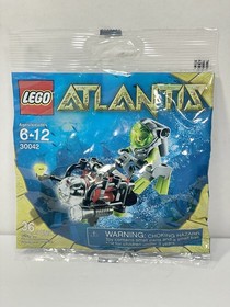 LEGO Atlantis 30042 Mini Sub & Diver Polybag Set Sealed Retired 36pcs