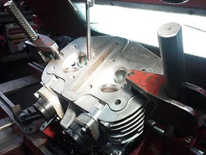 HONDA CB350 CL350 SL350 CB360 CL360 CYLINDER HEAD REBUILD SERVICE VALVE JOB - Picture 1 of 4