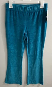 Cat & Jack - Girls Dark Teal Cozy Velour Flare Pants XXL(16/18) New - Picture 1 of 4