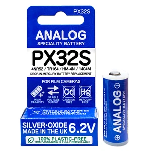 Yashica Electro 35 Battery E164 PX32 4NR52 HM-4N TR164 APX32 6.2V Silver Oxide - Picture 1 of 7