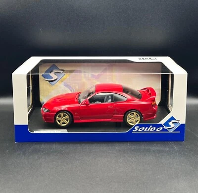1:18 SOLIDO NISSAN SILVIA S15 SPEC-R AERO - FLAME RED - 1999 Ref : S1812202 - Immagine 1 di 2