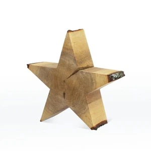 XXL Holzsterne Weihnachtssterne Deko Dekoration Holz ca. 50x50x15cm Massiv - Bild 1 von 1