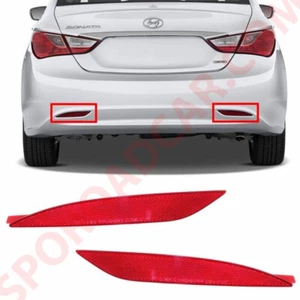 Parachoques trasero reflector rojo Lh Rh 2P para Hyundai 2011-2014 Sonata YF 924053S000 - Imagen 1 de 3