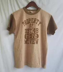 Camiseta Vintage Cheswick by Sugar Cane Talla S Marrón - Imagen 1 de 6