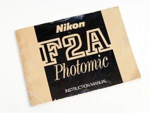 Nikon F2 A Instruction Manual Gebrauchsanweisung Anleitung - Photo 1/1