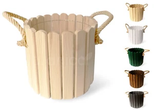 Floranica Maceta de Madera de Pino - Caja para Plantas Hierbas - Imagen 1 de 51