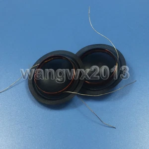 2 piezas 25,5 mm Altavoz Agudos Bobina de Voz Tweeter Película de Seda Translúcida Piezas de Reparación - Imagen 1 de 9
