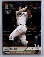 2018 Topps Now #569 Willy Adames Tampa Bay Rays RC