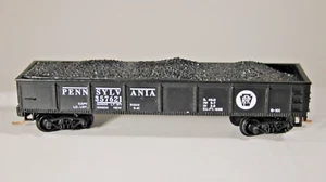 N Scale Pennsylvania Railroad PRR 357621 Black Gondola - Picture 1 of 5