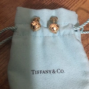 Tiffany & Co. Hardware Kugel Ohrringe 750 Gold - Bild 1 von 9