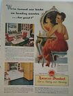 1948 American Standard plumbing heating Pretty Woman vanity Dressing Table ad