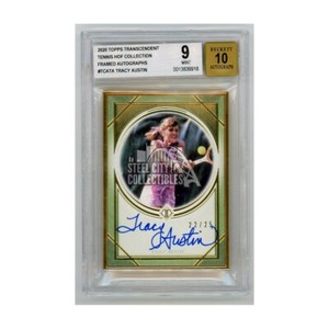 Tracy Austin 2020 Topps Transcendent Tennis Autograph Card /25 BGS 9 Auto 10
