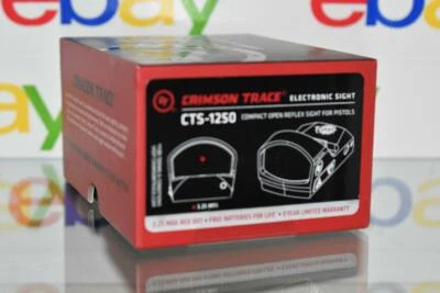 Crimson Trace CTS-1250 Compact Open Reflex Pistol Sight Day/Night Vision NIB - Image 1 of 3