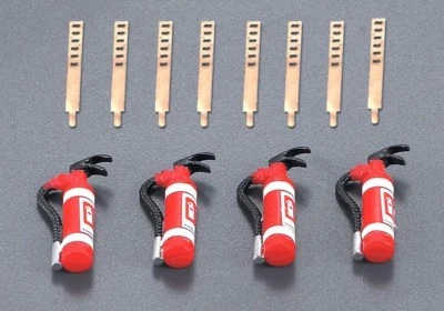 killerbody Feuerlöscher Set für 1/10 - 4 Stück - KB48052 - Bild 1 von 2
