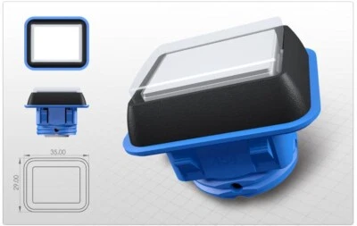 set 5/PUSH BUTTON/5 unidades pulsador Boton Gamesman Gpb 820 Para Maquina Casino - Image 1 of 2