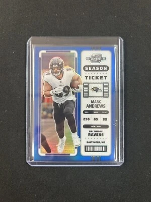 2022 Panini Contenders Optic Blue Season Ticket Mark Andrews /99 - Image 1 of 3