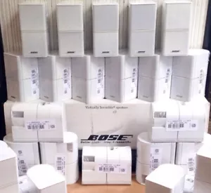1 Altavoz Bose Jewel Doble Cubo Como Nuevo Premium Impecable Múltiples Disponibles Blanco - Imagen 1 de 10