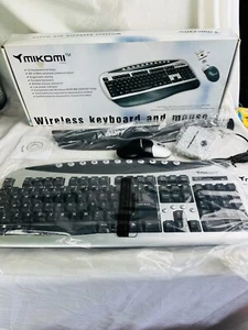Mikomi Multifunction RF Wireless Keyboard & Mouse New In Opened Box Never Used - Picture 1 of 12