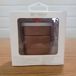 BYTECH True Wireless Case For Apple Airpods Brown Coffee Cup With Keychain