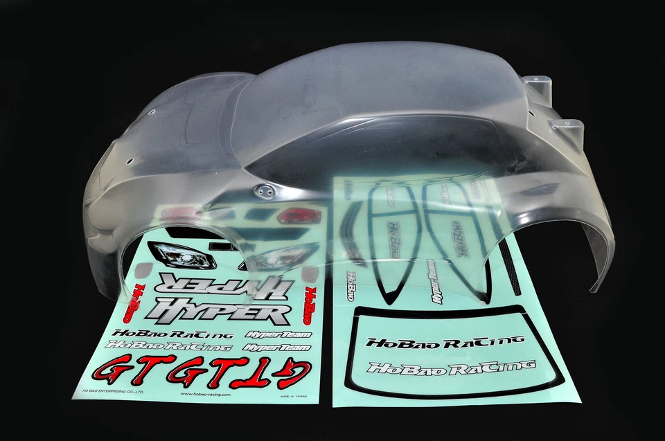 NEW HoBao 1/8 On-Road Clear Body-Short : Hyper GTS - Image 1 of 1