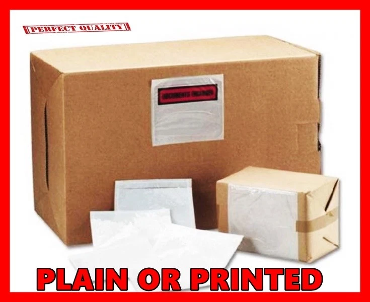 Self-Adhesive A7 A6 A5 DOCUMENT  ENCLOSED PRINTED PLAIN WALLETS ENVELOPES - Image 1 of 1