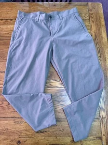 Lululemon ABC Classic-Fit Pants 38" Warpstreme In Light Brown 38x27 J72 - Picture 1 of 13