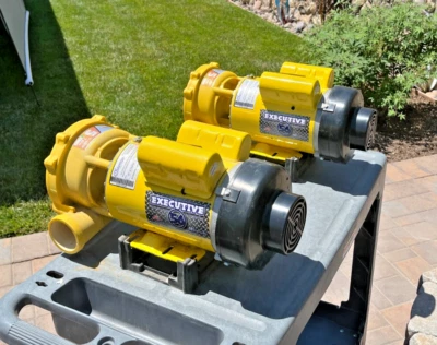 CENTURY  5 HP 2 SPEED POOL OR SPA MOTOR AND ATTACHED WATERWAY PUMP EXECUTIVE 56 - Image 1 of 4